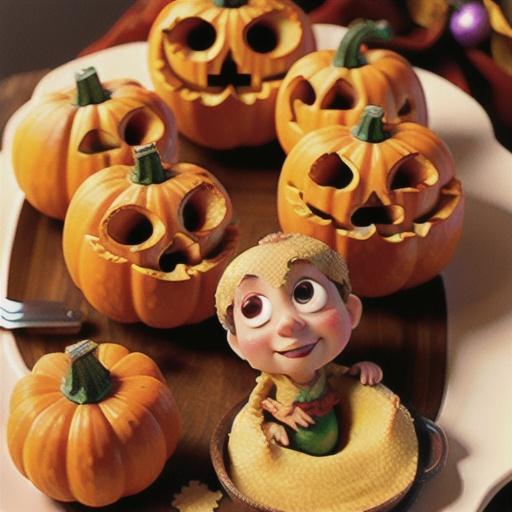 Baked Mini Pumpkins