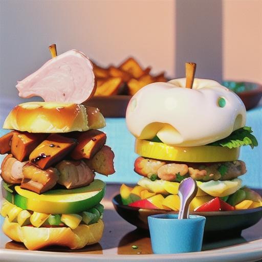 Roast pork and apple sliders