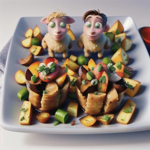 Greek lamb with crispy potatoes