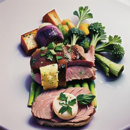 Horseradish and parsley crusted roast beef