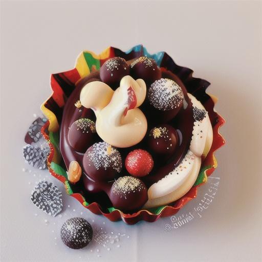 Chocolate truffle tarts