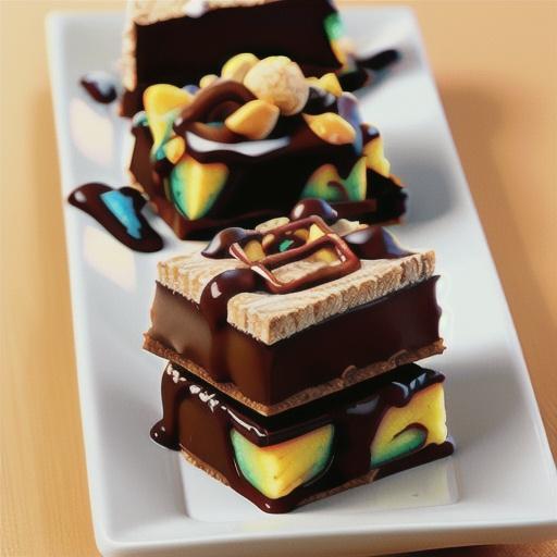 Pretzel Brownie Bars