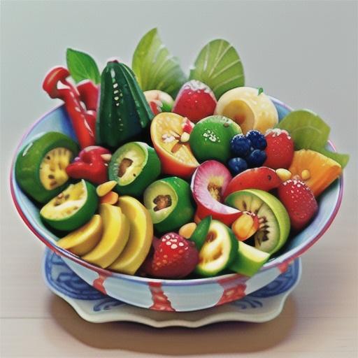 Fresh Fruit Salad with Honey Lime Dressing