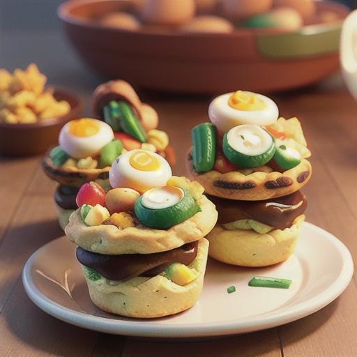 Southwestern Scramble Biscuit Cups