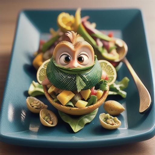 Piri-piri quails with baby cos salad