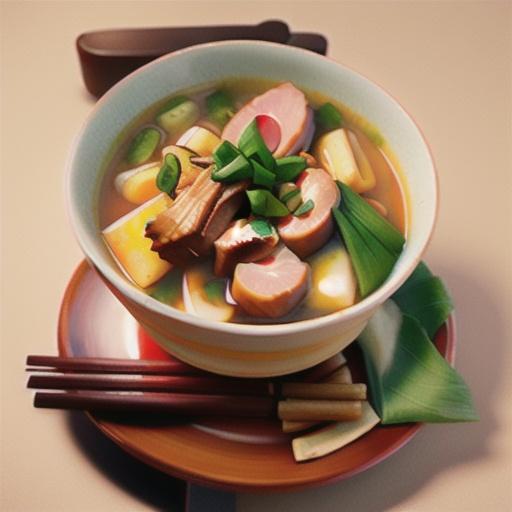 Pork and Bamboo Shoot Soup with Cloud Ear
