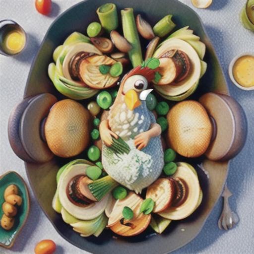 Romantic Chicken with Artichokes and Mushrooms