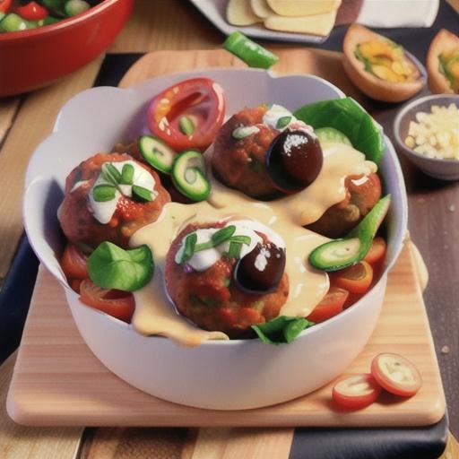 Italian Meatball Sandwich Casserole