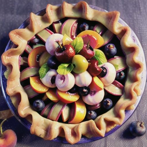 Cherry Berry Peach Pie