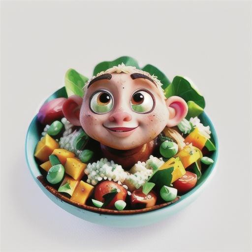 Lamb with mango couscous salad