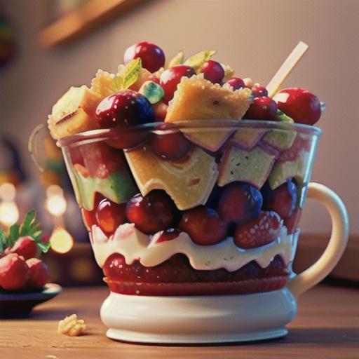 Cranberry Vanilla Yogurt Parfait