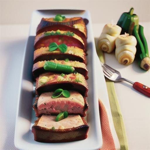 Beef and vegetable meatloaf