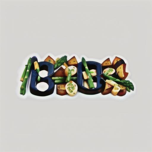 Haloumi and asparagus salad