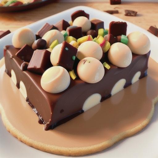 Black and White Chocolate Macadamia Bars