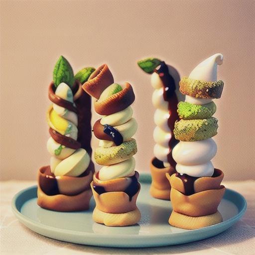 Lemon & pistachio cannoli