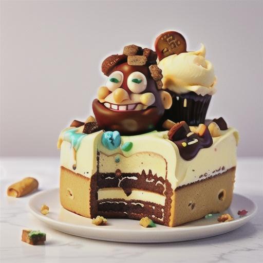 Golden Gaytime semifreddo ice-cream cake