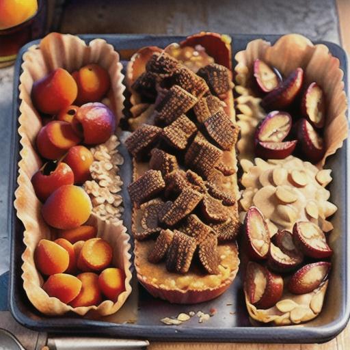 Apricot-Cherry Bars With Oatmeal Crumble Topping