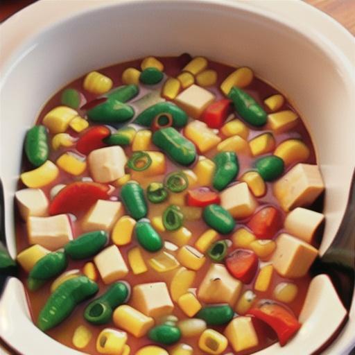 Easy Slow Cooker White Chicken Chili