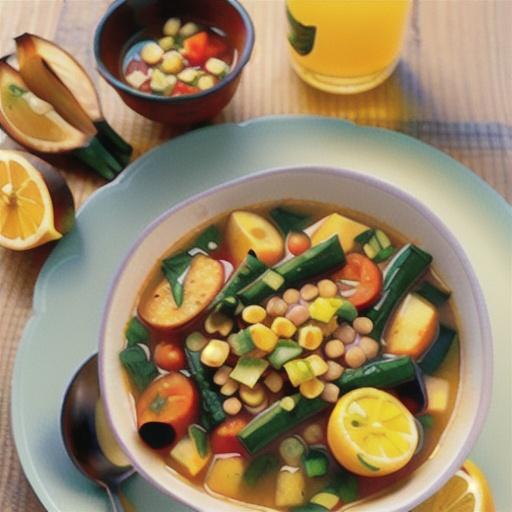 Chard Lentil Soup, Lebanese-Style