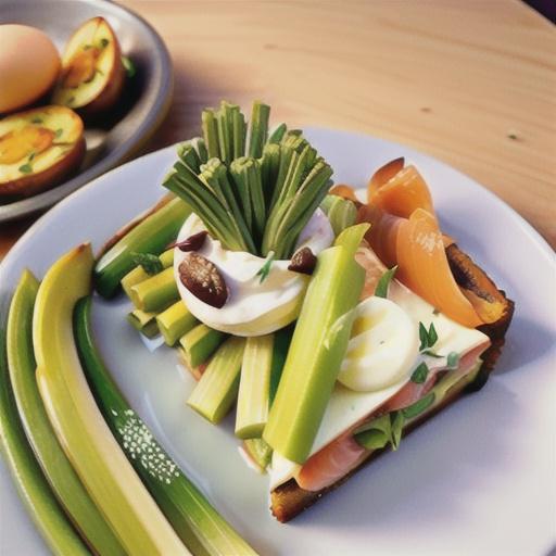 Smoked Salmon Potato Leek Torta