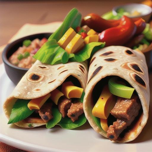 Spicy Beef Burritos