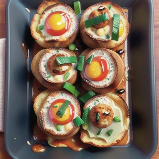 Loaded meatballs with eggs