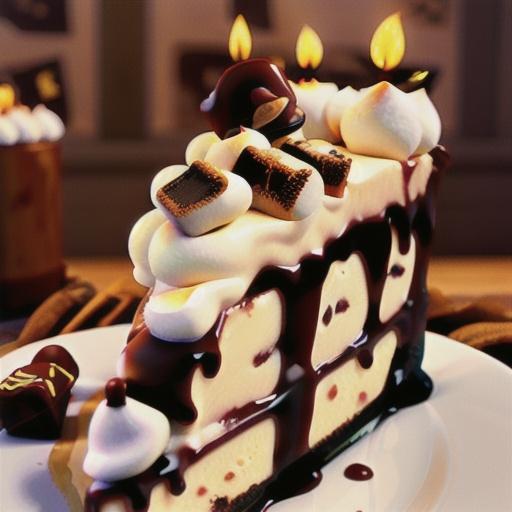 Toffee S'mores Cheesecake