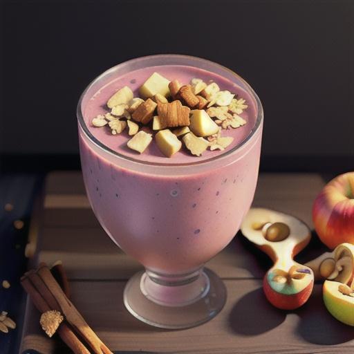 Apple-Cinnamon Oatmeal Breakfast Smoothie