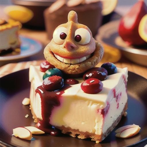 Cranberry Almond Cheesecake Squares