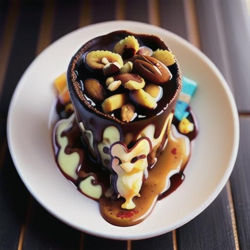 Sticky date and pecan pudding