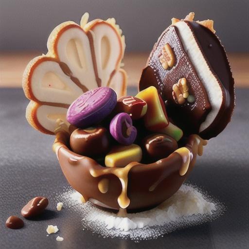 Salted caramel sesame cacao bites