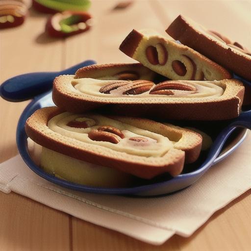 Iced Cinnamon-Pecan Biscotti