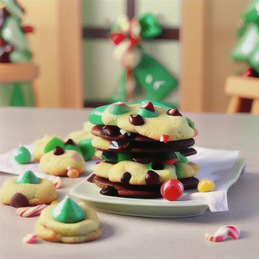 Peppermint Chocolate Chip Cookies