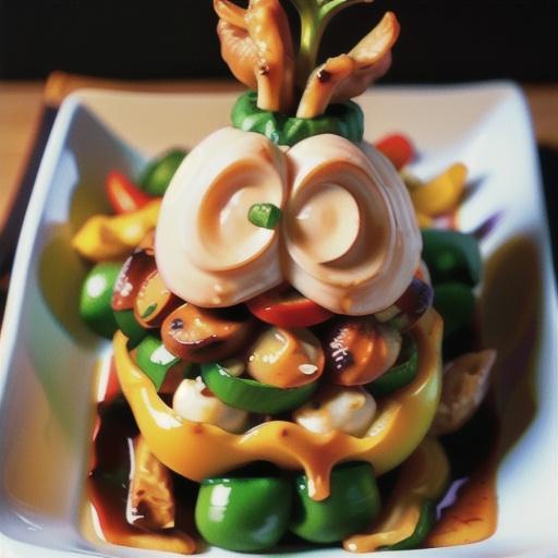 Peppers Stuffed with Chicken and Rice