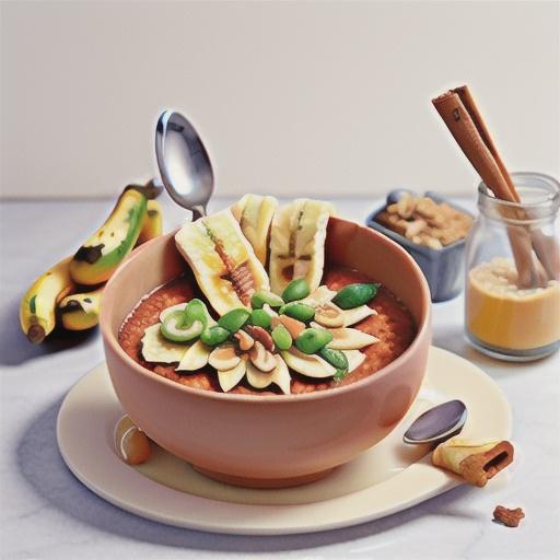 Cinnamon and banana porridge