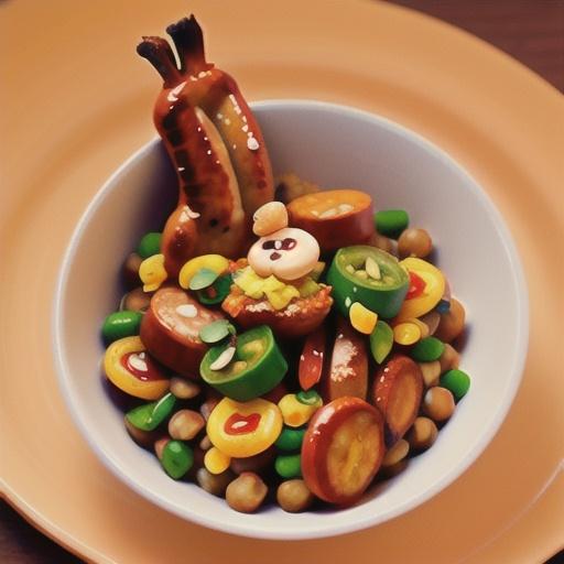 Sausage and lentil casserole