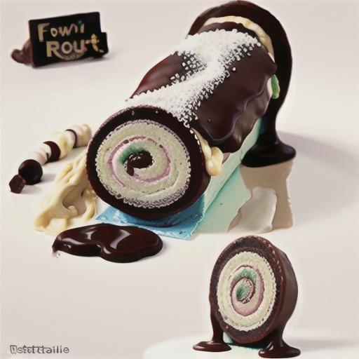 Chocolate Swiss Roll Cake