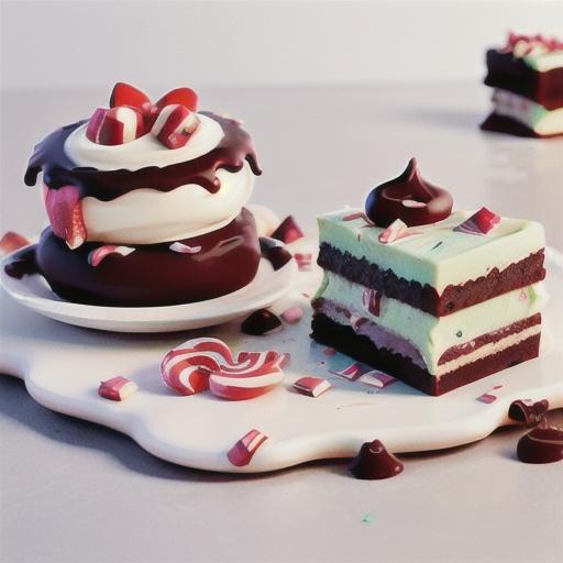 Choc-peppermint slice