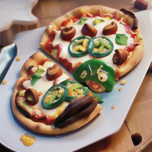 Christmas turkey pizza