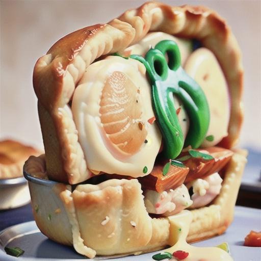 Seafood pie