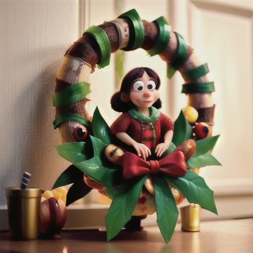 Holiday Shrimp Wreath with Cocktail Dip