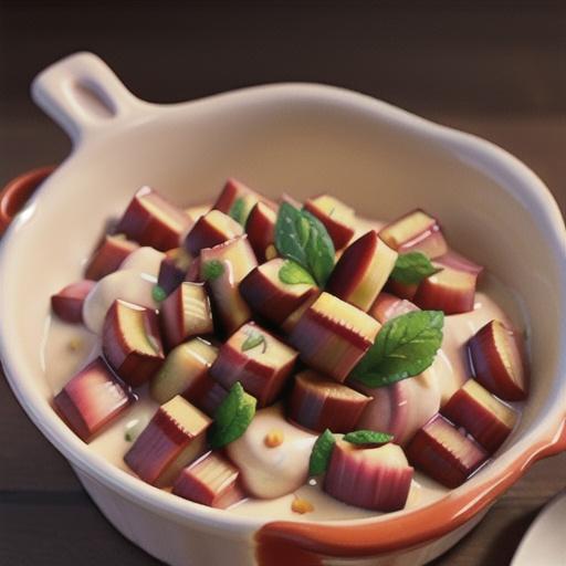 Rhubarb Hot Dish
