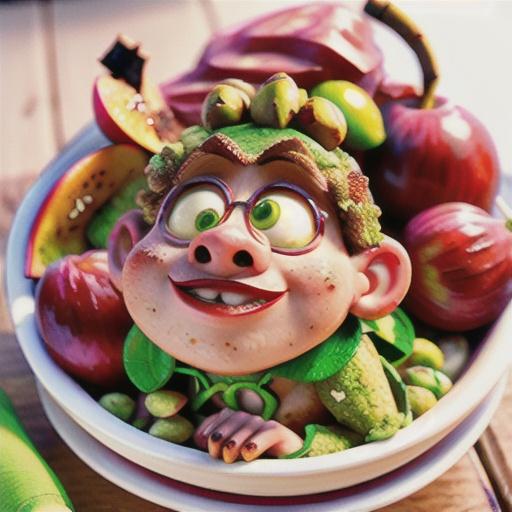 Pistachio-crusted pork with roasted plums