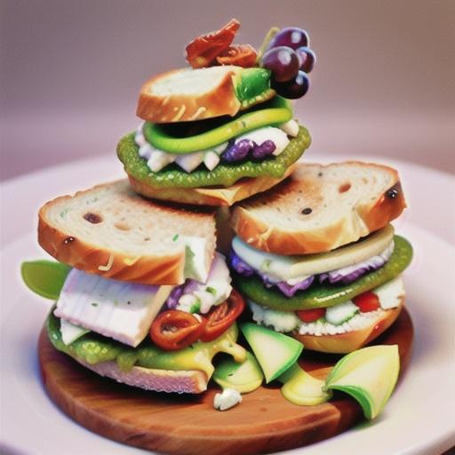 Warm Goat Cheese Sandwiches