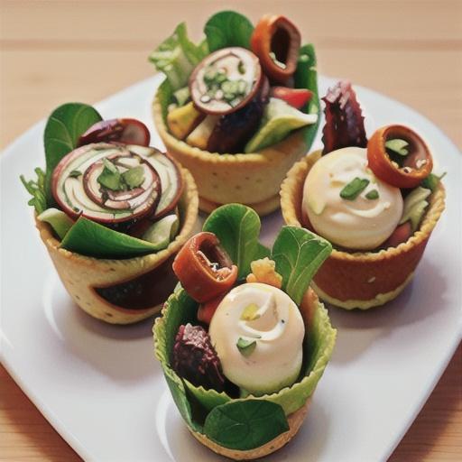 Mini Chicken-Caesar Salads