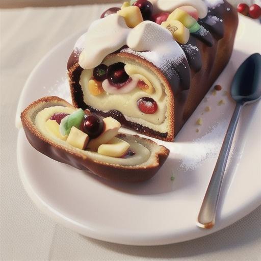 Sour cherry stollen