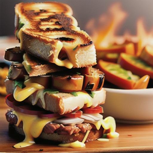 Pulled Pork Grilled Cheese