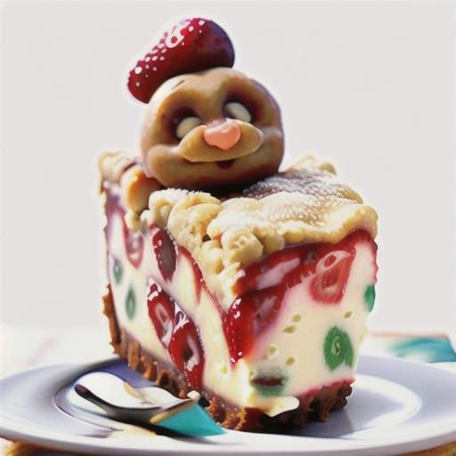 Strawberry Streusel Cheesecake