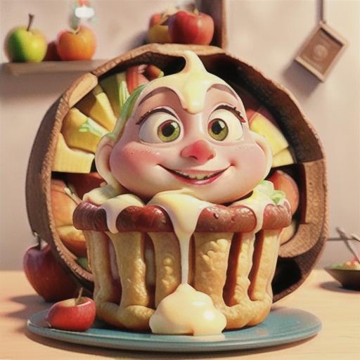 Apple Lattice Fruit Bake