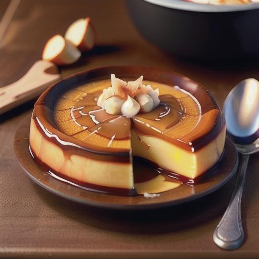 Coconut creme caramel